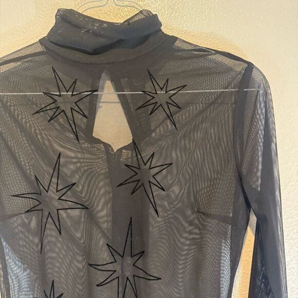 NEW Killstar Black MERCURY OF CELESTIAL Mesh Bodysuit M - Picture 3 of 7